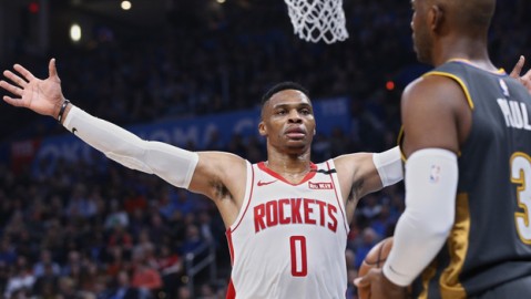 火箭21分逆转+雷霆36分狂屠，西部一夜定格局