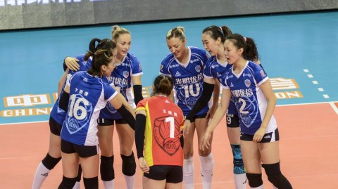 上海光明优倍主场力克浙江女排，斩获排超联赛两连胜